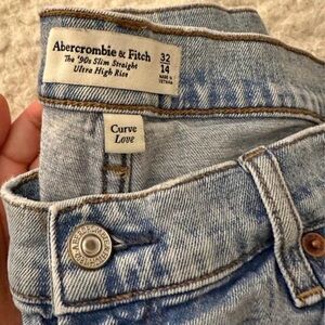 Abercrombie & Fitch Light Blue High Rise Jeans